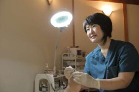 施術の様子